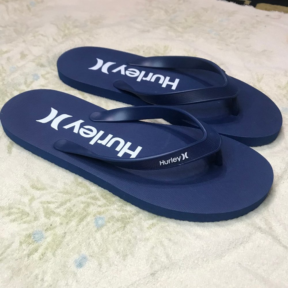 Hurley Rubber Foam Flip Flop Sandal Blue - Picture 6 of 7